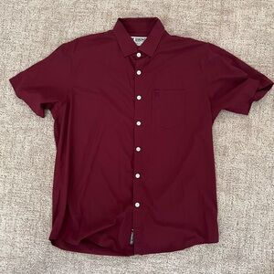 Dixxon button up t-shirt size XL